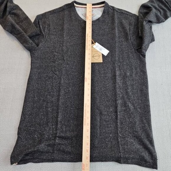 Weatherproof Vintage Shirt Men's Henley XL Black Heathered Long Sleeves NWT - Picture 10 of 14